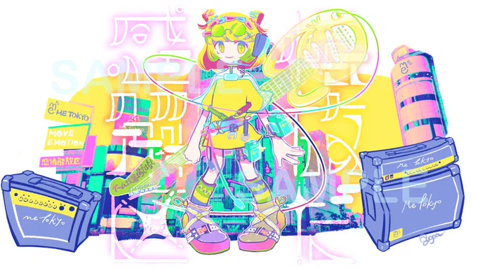 この度、ME TOKYO SHIBUYA様のオープニング記念オリジナルグッズのイラストを手掛けさせて頂きました!!渋谷へのオープンという大きな節目でのコラボ、大変光栄です!!ポーチやアクキー等に展開して頂きました!!渋谷へお越しの際はぜひお立ち寄り下さい!!#METOKYO#感情解放区 