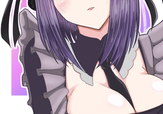 #目元より下で切り出すとエ口いらしい 