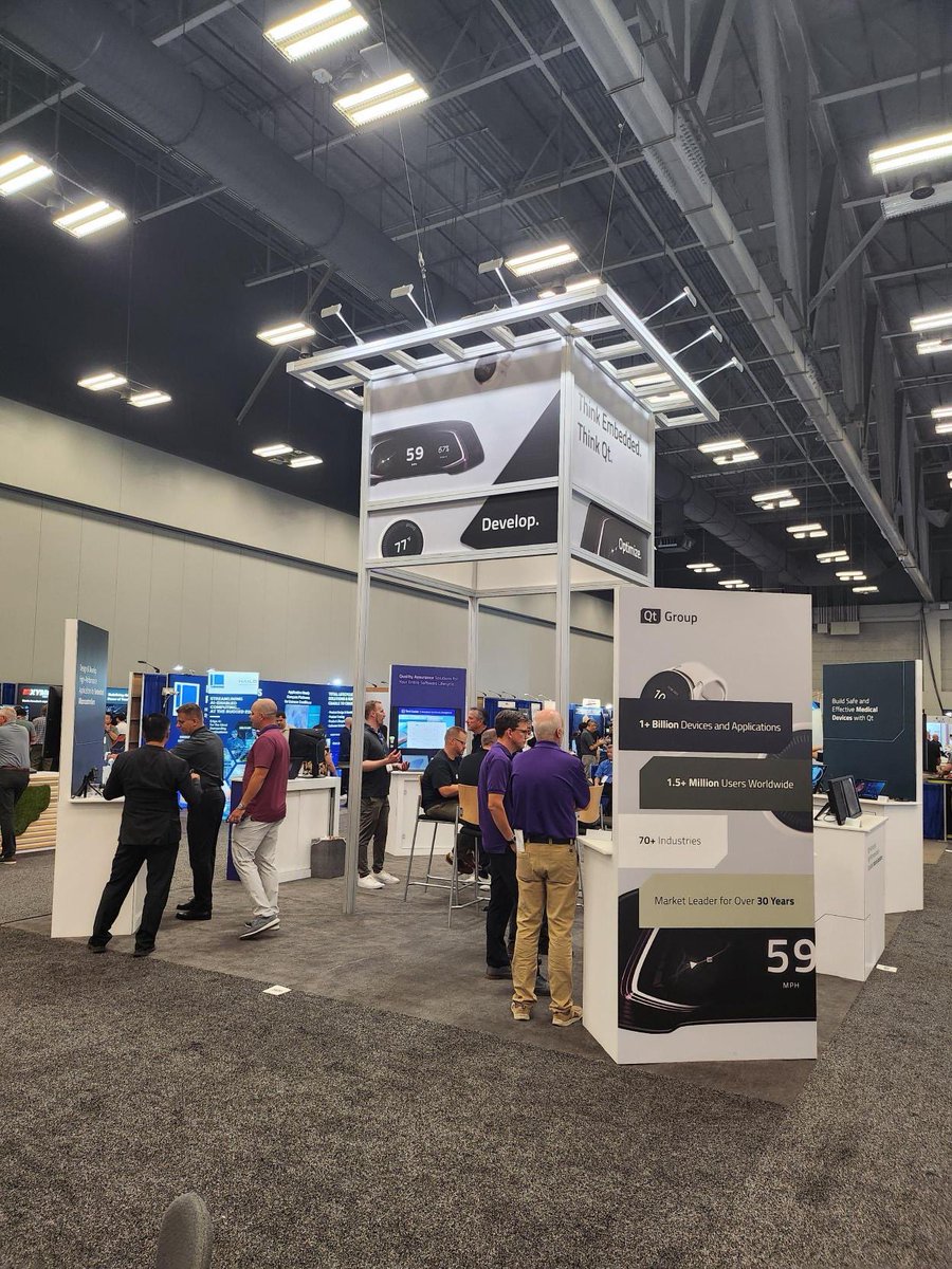 qtproject's tweet image. Are you at #embeddedworldNA? Come visit us in 1829 and learn how we’re powering the future of embedded systems!
#embeddedworld #embeddedsystems #qtdev #TechInnovation #SoftwareDevelopment