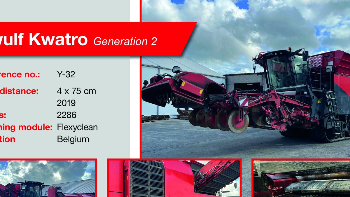 𝑼𝒔𝒆𝒅 𝒎𝒂𝒄𝒉𝒊𝒏𝒆𝒔 𝒊𝒏 𝒕𝒉𝒆 𝒔𝒑𝒐𝒕𝒍𝒊𝒈𝒉𝒕 🕵️
Looking for a high-performance harvester that easily stands its ground, even in challenging conditions? This 5-year-old #𝗞𝘄𝗮𝘁𝗿𝗼 offers all you look for! 
👉 All information on this machine: dewulfgroup.com/en/used-machin…