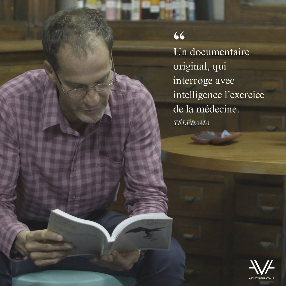 AgenceVA's tweet photo. 🧠🩺 #LesDocteursdeNietzsche, documentaire argentin signé Jorge Leandro Colás sort aujourd'hui en salles.

Ou comment repenser la pratique médicale traditionnelle, à partir des écrits de Nietzsche.

🗞️ La presse en parle ! https://t.co/1KUEr3byBB