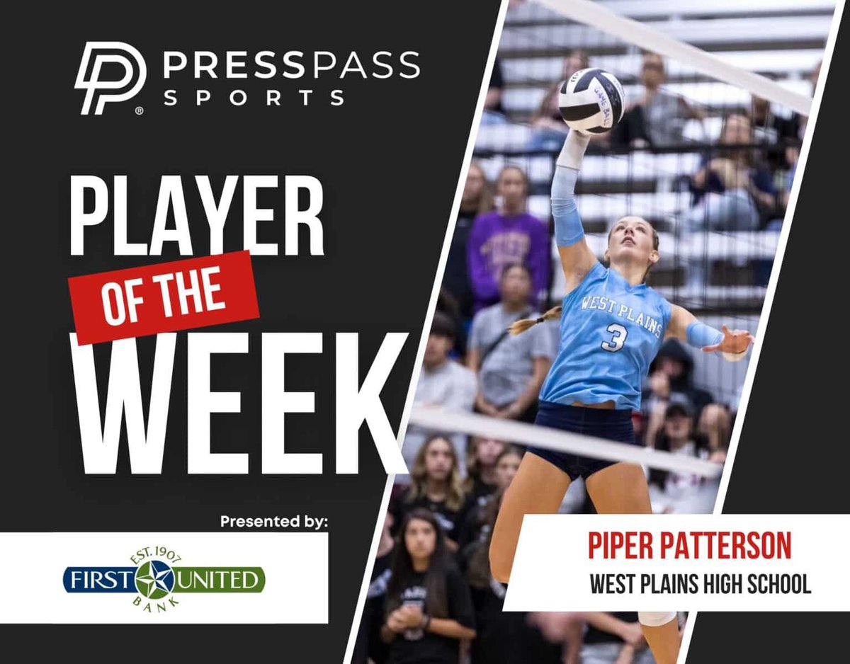 Congratulations to the <a href="/FUBTexas/">First United Bank</a> Athletes of the Week  - <a href="/BryceBraden3/">Bryce Braden</a> of Stratford and @piperpatterson_of West Plains #txhsfb #txhsvb. Thanks to <a href="/FUBTexas/">First United Bank</a> and <a href="/Sutton1Stuart/">Stuart Sutton</a> for making this possible. 
🔗 presspass.news