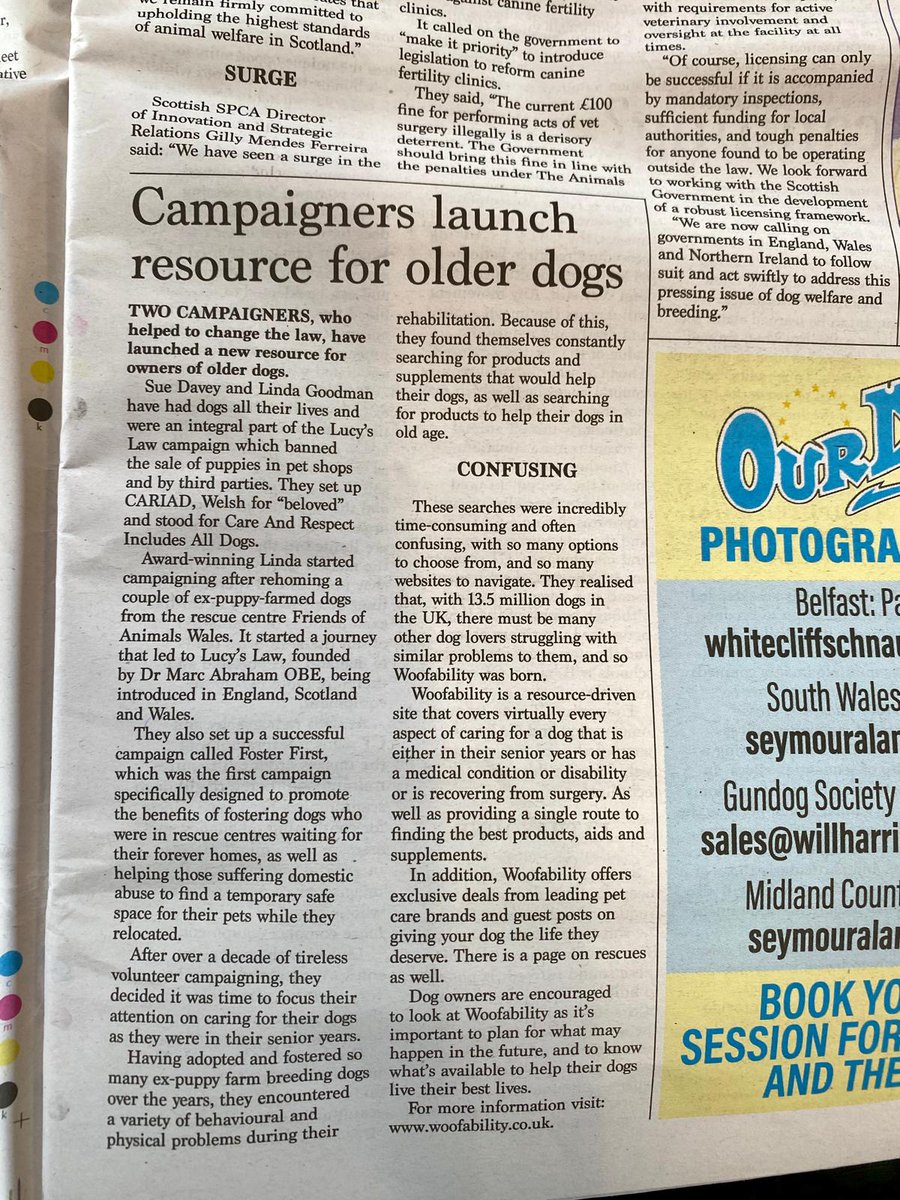 WoofabilityWld's tweet image. Huge thanks to @OURDOGSNEWS for a fantastic article about the launch of Woofability. We&apos;re incredibly grateful for the support. woofability.co.uk 🐶
