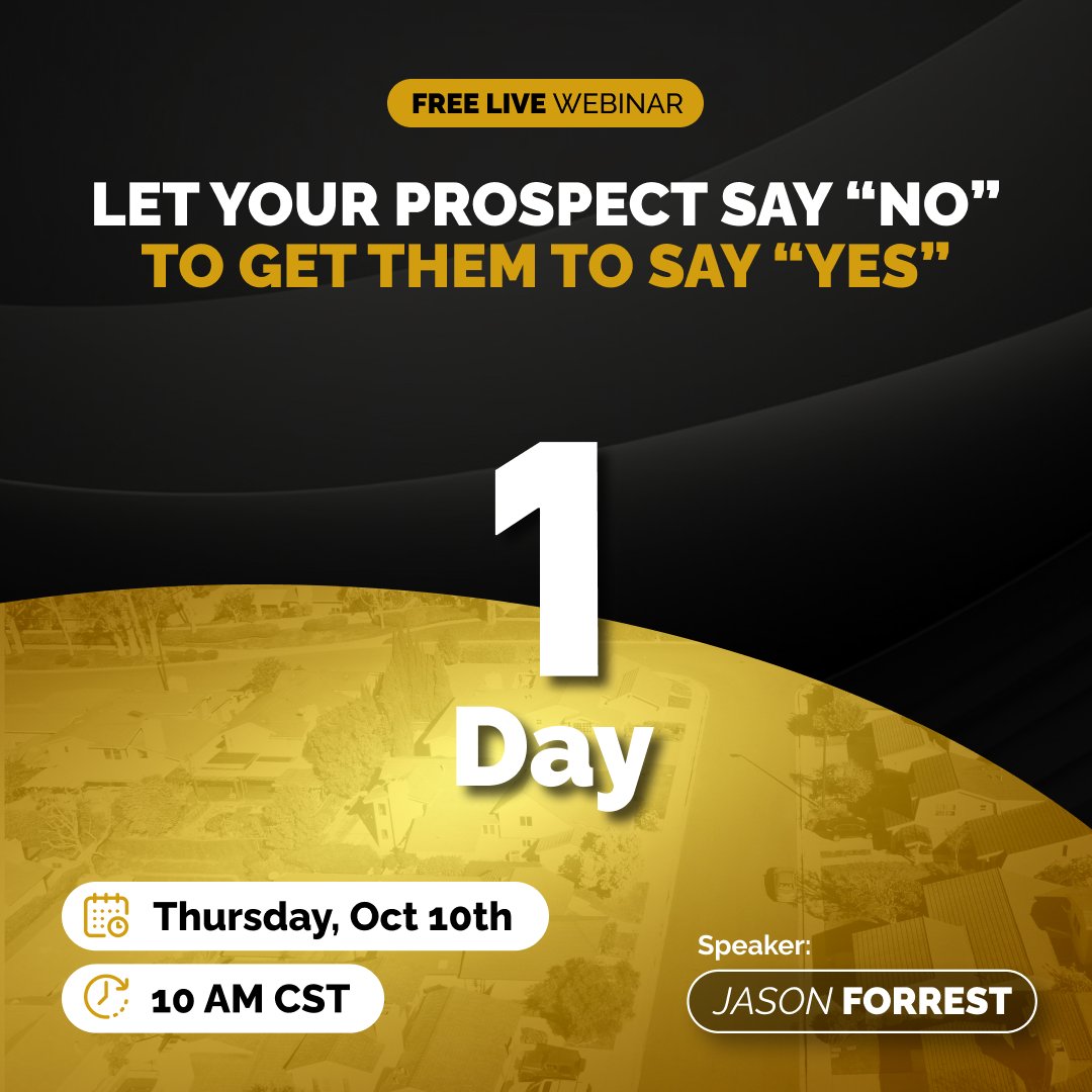 UnleashedFPG's tweet image. Want to know a little secret? Sometimes, the key to a &quot;yes&quot; starts with a &quot;no.&quot; Join us to discover the no-pressure method that’s boosting close rates across the board.

Register now! fpg.com/webinars/let-y… 

#FPGwebinar #JasonForrest #SalesStrategy #SalesWarrior #SalesTraining