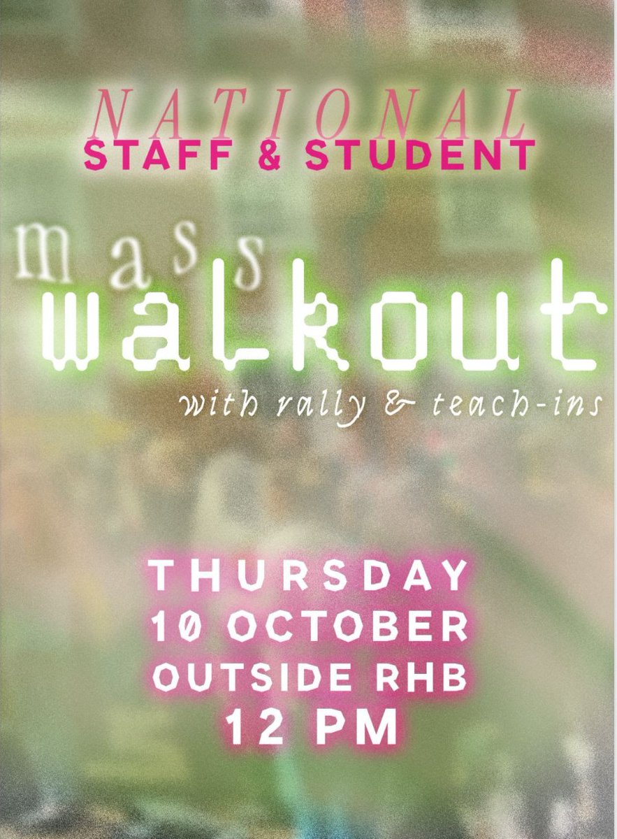 <a href="/GoldsmithsUoL/">Goldsmiths, University of London</a> is complicit in violence against Palestine. Hold management to account and join the rally called by <a href="/Gold4Palestine/">G4P 🇵🇸</a> tomorrow 🇵🇸