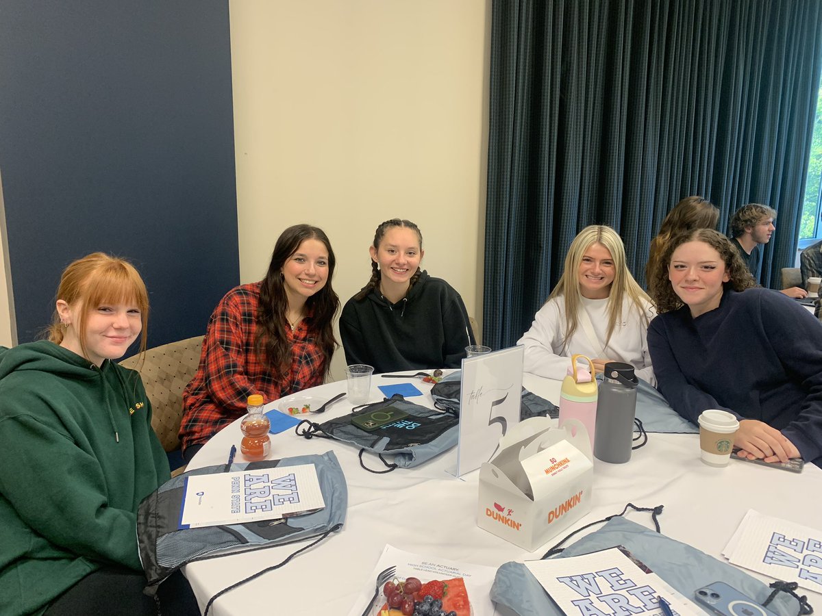 scope0524's tweet photo. EFHS AP Stats and AP Calculus students interacting with professional in the field at PSU Greater Allegheny Be An Actuary event. … and Creamy ice cream too. https://t.co/pCbg1CufTc