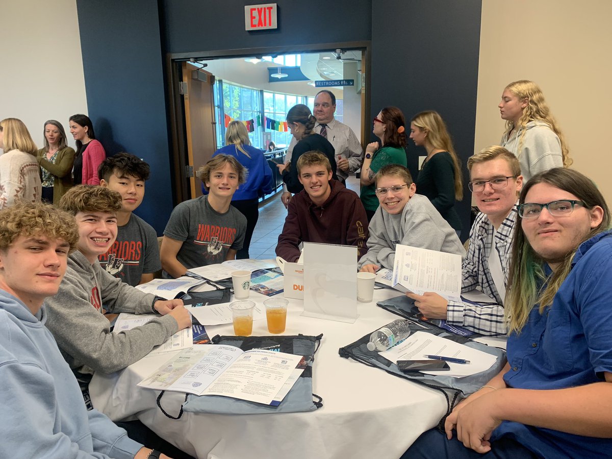 scope0524's tweet photo. EFHS AP Stats and AP Calculus students interacting with professional in the field at PSU Greater Allegheny Be An Actuary event. … and Creamy ice cream too. https://t.co/pCbg1CufTc