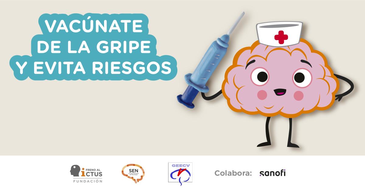 La campaña de vacunación contra la #gripe 💉ya está en marcha y uno de los grupos a los que se recomienda son los pacientes de #ictus.

Así nos lo recuerda <a href="/frenoalictus/">Fundación Freno al ICTUS</a> y <a href="/seneurologia/">SEN</a> 
#VacúnateyEvitaRiesgos

✅somospacientes.com/noticias/carru…