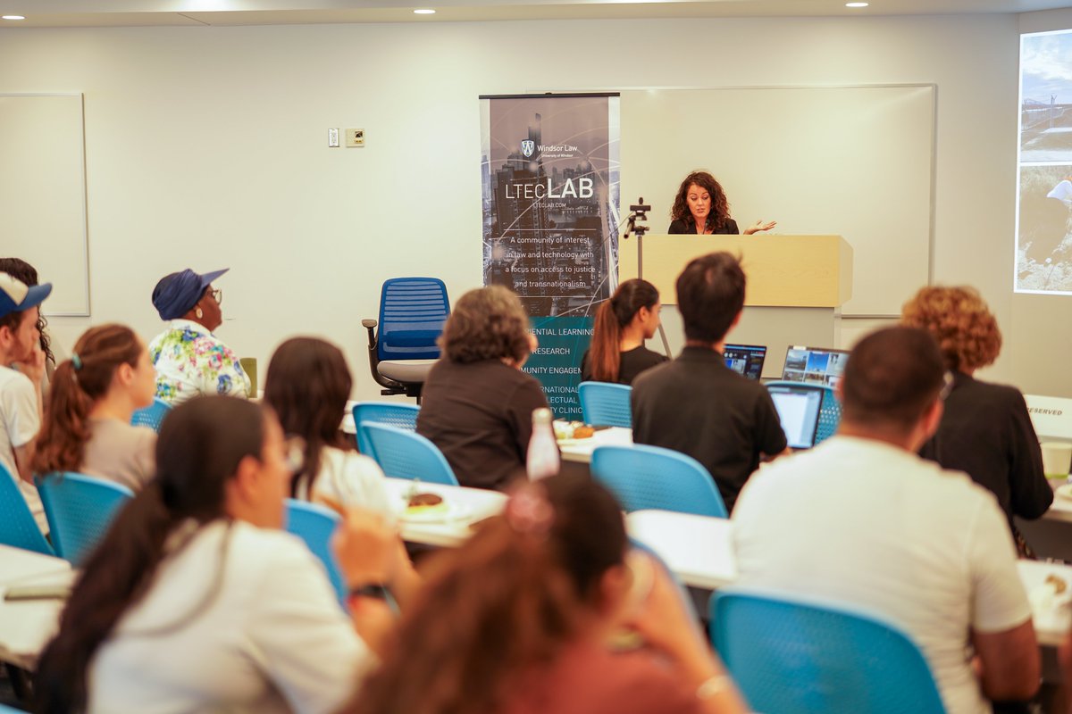 LTEC Lab (@lteclabwindsor) on Twitter photo Great piece by <a href="/WindsorLaw/">Windsor Law</a> student & LTECLab RA Daina Elias on <a href="/_PMolnar/">Petra Molnar (@petramolnar.com on BlueSky🦋)</a> recent book presentation/ view recording here: Windsor Law LTEC Lab Seminar Series with Petra Molnar: Book Presentation – “The Walls Have Eyes: Surviving Migration in the Age of Artificial Intelligence” Great piece by <a href="/WindsorLaw/">Windsor Law</a> student & LTECLab RA Daina Elias on <a href="/_PMolnar/">Petra Molnar (@petramolnar.com on BlueSky🦋)</a> recent book presentation/ view recording here: Windsor Law LTEC Lab Seminar Series with Petra Molnar: Book Presentation – “The Walls Have Eyes: Surviving Migration in the Age of Artificial Intelligence”
