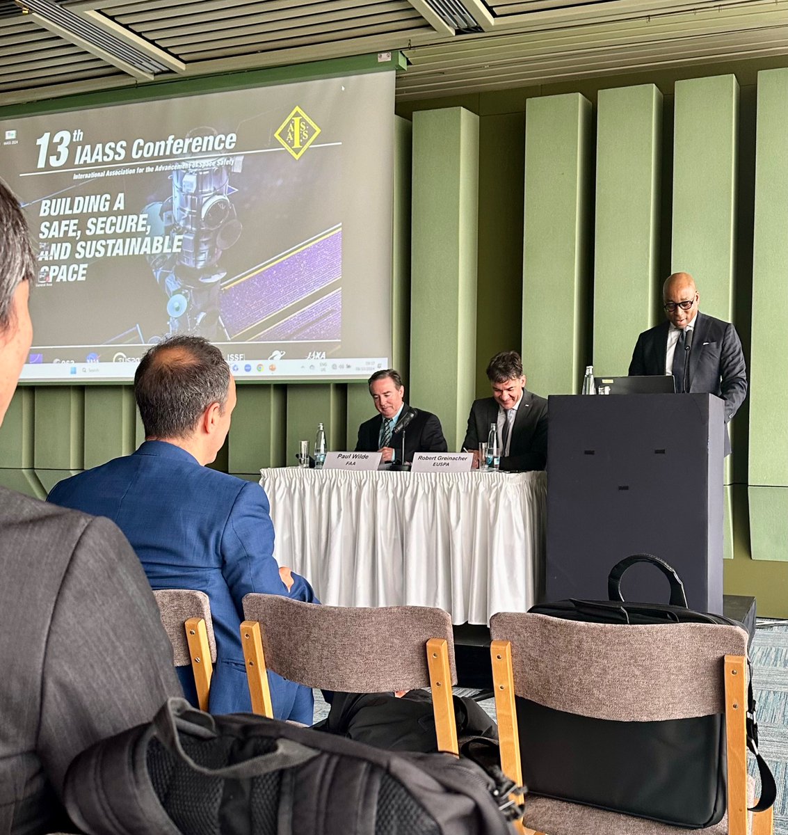 The HRP-C is delighted to attend the 13th IAASS Conference in Prague - Czech Republic, where we are  
Working on Building A Safe, Secure, And Sustainable Space!