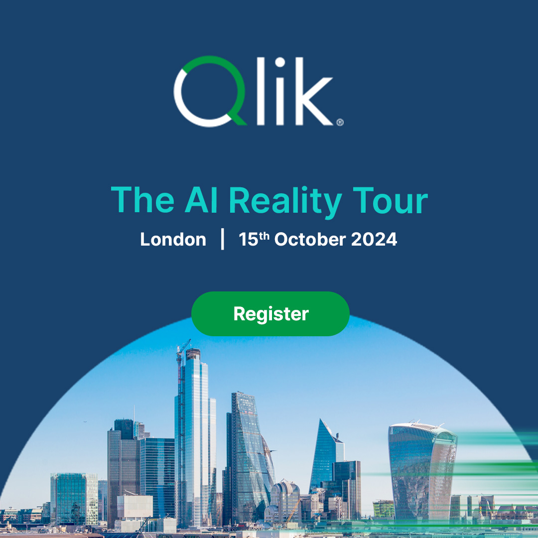 QlikSports's tweet photo. Tour de AI anyone? 

The #AIRealityTour is in full swing &amp; making a stop in London, at the Minister Building on Oct 15.

Secure your seat &amp; join exclusive sessions on how to leverage #AI to maximise your #data's value here: https://t.co/RNtJRoCiUq https://t.co/P0OOY38p3q