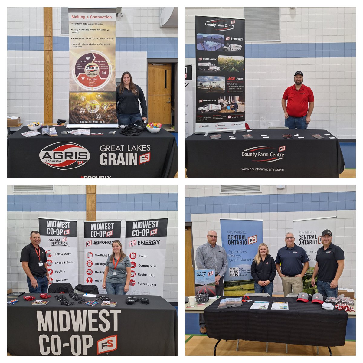 An amazing opportunity to checkout out the FS System booths at the University of Guelph Ridgetown College Campus!
Talk to our recruitment team members about career opportunities in the @GROWMARK_ONT system.
<a href="/Central_ON_FS/">Central Ontario FS</a> 
<a href="/midwestco_op/">Midwest Co-operative Services Inc.</a> 
<a href="/agris_coop/">AGRIS Co-operative Ltd.</a> 
<a href="/CtyFarmCentre/">County Farm Centre</a>