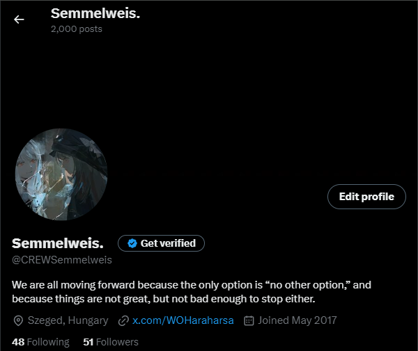 Semmelweis. tweet media