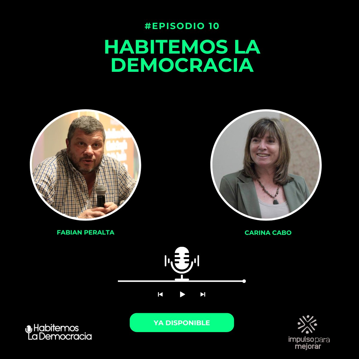 📅 Décimo episodio de "Habitemos la Democracia"

🎙️Charlamos con <a href="/carinacabo/">Carina Cabo</a>, destacada pedagoga y autora rosarina reconocida por su aporte a la educación. 

#HabitemosLaDemocracia 

👇🏼Escuchalo ahora👇🏼
open.spotify.com/episode/5igsOi…