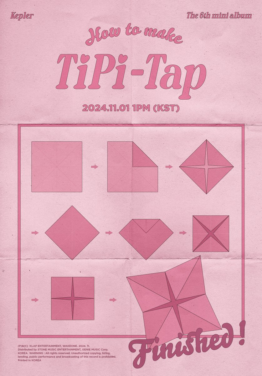 official_kep1er's tweet image. Kep1er l Coming Soon 

Kep1er The 6th Mini Album 
&amp;lt;TIPI-TAP&amp;gt; 

2024.11.01 FRI 1PM (KST) 
2024.11.01 FRI 0AM (ET) 

#Kep1er #케플러
#TIPI_TAP