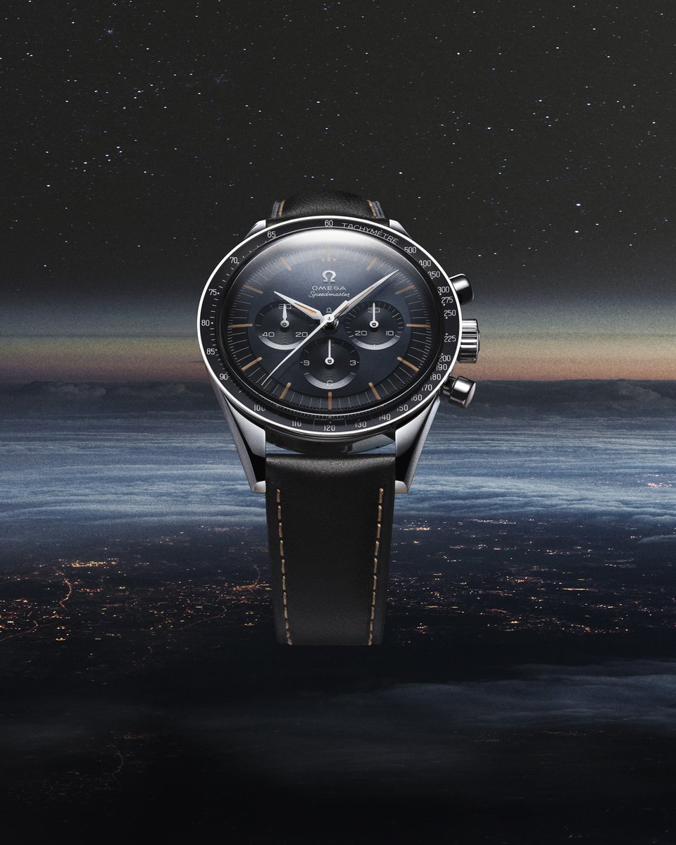 omegawatches's tweet photo. First OMEGA in Space. An iconic legacy ready to wear in leather or steel. https://t.co/egsUIvxydz

#OMEGA
#Speedmaster https://t.co/Wo2STgWs1F