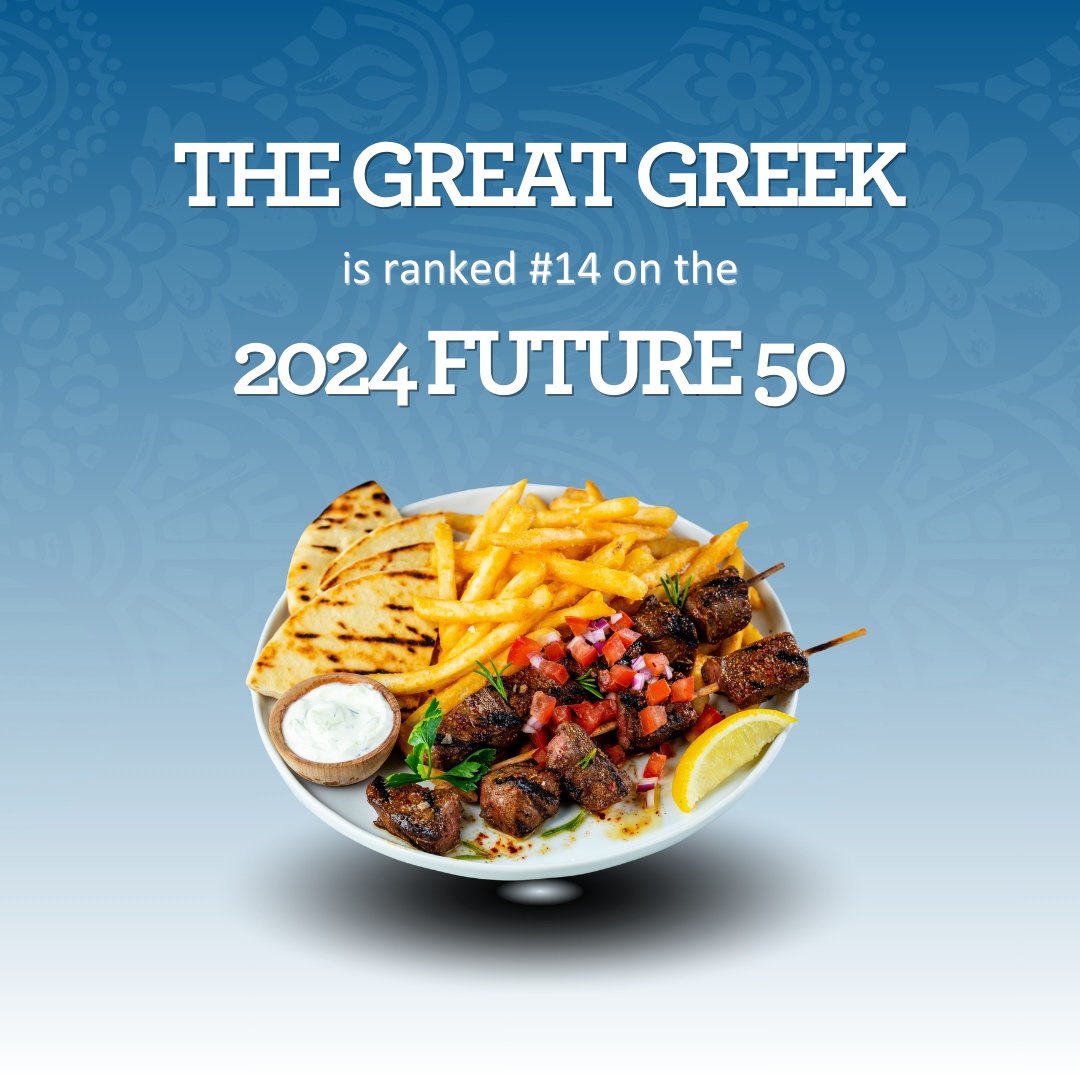 The Great Greek Grill (@greatgreekgrill) on Twitter photo The Great Greek keeps on growing! 🎉 We've been named to the 2024 #Future50 by <a href="/RB_magazine/">Restaurant Business</a>, jumping from 20 to 14 with a 48% increase in sales!
🔗
restaurantbusinessonline.com/operations/con… The Great Greek keeps on growing! 🎉 We've been named to the 2024 #Future50 by <a href="/RB_magazine/">Restaurant Business</a>, jumping from 20 to 14 with a 48% increase in sales!
🔗
restaurantbusinessonline.com/operations/con…