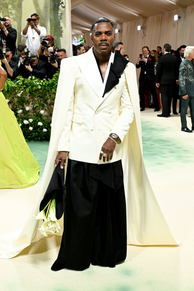 artan_ayan's tweet photo. can't think of anyone more deserving of being named a co-chair for the Met Gala than colman- always have that shit on- domingo. https://t.co/yPtudGfrFO