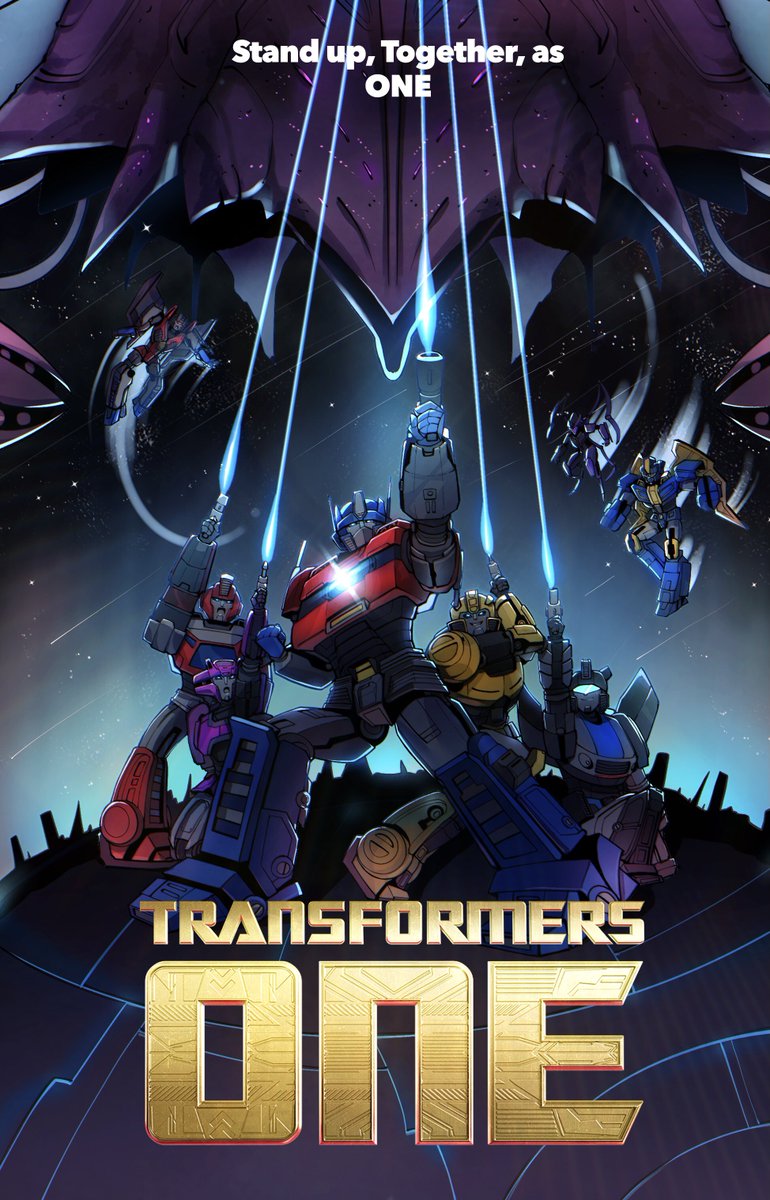 Now is the time for us to stand up, together, as ONE 

WATCH TRANFORMERS ONE IN THEATRES NOW ‼️MAKE YOUR WEEKEND A #TFWeekend ‼️

#SaveTFONE #TransformersOne <a href="/TFHypeGuy/">TFHypeGuy</a>