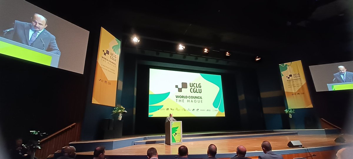 UCLG-MEWA (@uclgmewaorg) on Twitter photo 🟠Plenary Opening UCLG
World Council in #Hague
Mayor of <a href="/KonyaInt/">Konya Metropolitan Municipality</a> & <a href="/uclg_org/">United Cities</a> President <a href="/u_ibrahim_altay/">Uğur İbrahim Altay</a> urged the international community play their role in bringing peace to Palestine, and commemorated the thousands lives lost in the ongoing conflict.
#125yearsofPeacebuilding 🟠Plenary Opening UCLG
World Council in #Hague
Mayor of <a href="/KonyaInt/">Konya Metropolitan Municipality</a> & <a href="/uclg_org/">United Cities</a> President <a href="/u_ibrahim_altay/">Uğur İbrahim Altay</a> urged the international community play their role in bringing peace to Palestine, and commemorated the thousands lives lost in the ongoing conflict.
#125yearsofPeacebuilding