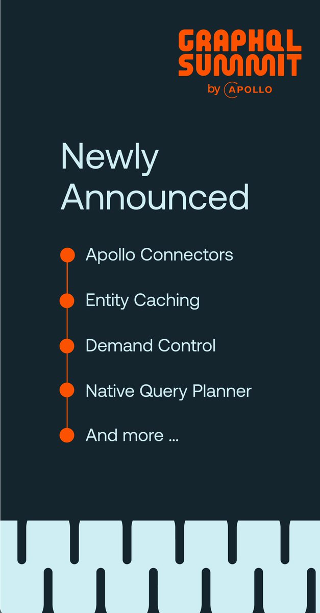 Today we're announcing Apollo Connectors for REST APIs to help organizations gain more value from their APIs ... and more.

Catch all the highlights from #GraphQLSummit here and on our blog: bit.ly/3zPfyle

#GraphQL #APIPlatform #APIManagement #AIneedsAPIs