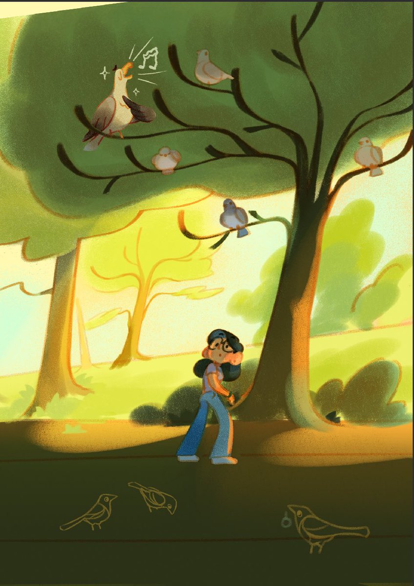 thinking of all the wips i’ve done this year and haven’t touched since.. might rework this one and make it autumn 🍁✨

(would love some tips if y’all have any!)