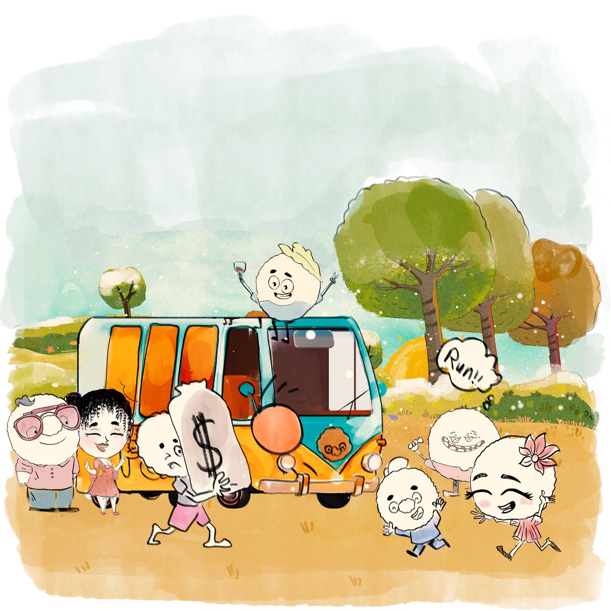 FalyCoin's tweet photo. "Meet the 7 pranksters of Faly Coin! 
🎉 They're not just here for fun – they're bringing big rewards!
 With the power of Solana, Faly Coin is launching lotteries and giveaways that could turn your pocket change into a fortune! "
💰Ready for a wild ride?  #FalyCoin #Solana https://t.co/M6DllhTk3V