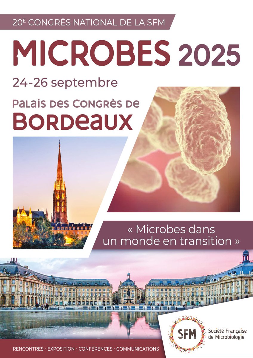 #MICROBES2024 c’est fini ! Vivement #MICROBES2025 ! Merci à tous et toutes d’être venus et pour la qualité de ces interventions et de ces échanges ! À l’année prochaine à Bordeaux  pour parles de « Microbes dans un monde en transition »
