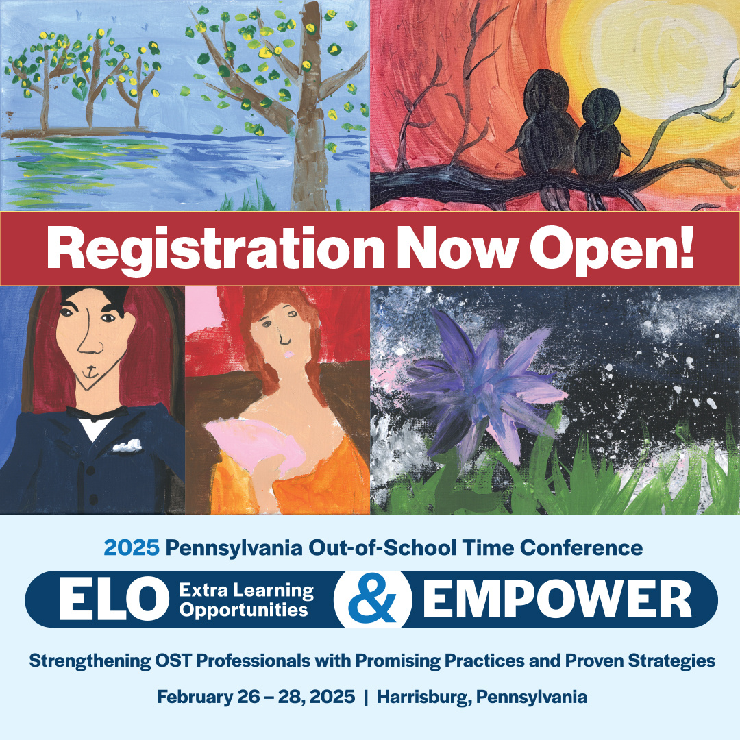 #ELOempowerOST: Strengthening OST professionals w/Promising practices &amp; proven strategies. A unique chance for out-of-school time professionals to deepen knowledge, network, &amp; stay updated on best practices &amp; solutions. Register by 11/8 to save $100! hubs.ly/Q02SMr3B0