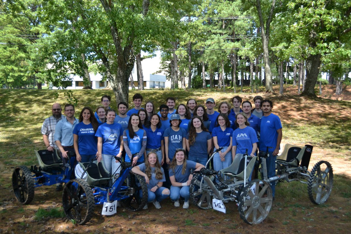 UAHMoonbuggy's tweet photo. The UAH Moon Buggy team is happy to announce that we were officially selected to participate in the 2025 NASA Human Exploration Rover Challenge! We are incredibly honored to have been chosen to participate in this year's event and compete against teams from around the world. https://t.co/0G8BOcHkJy