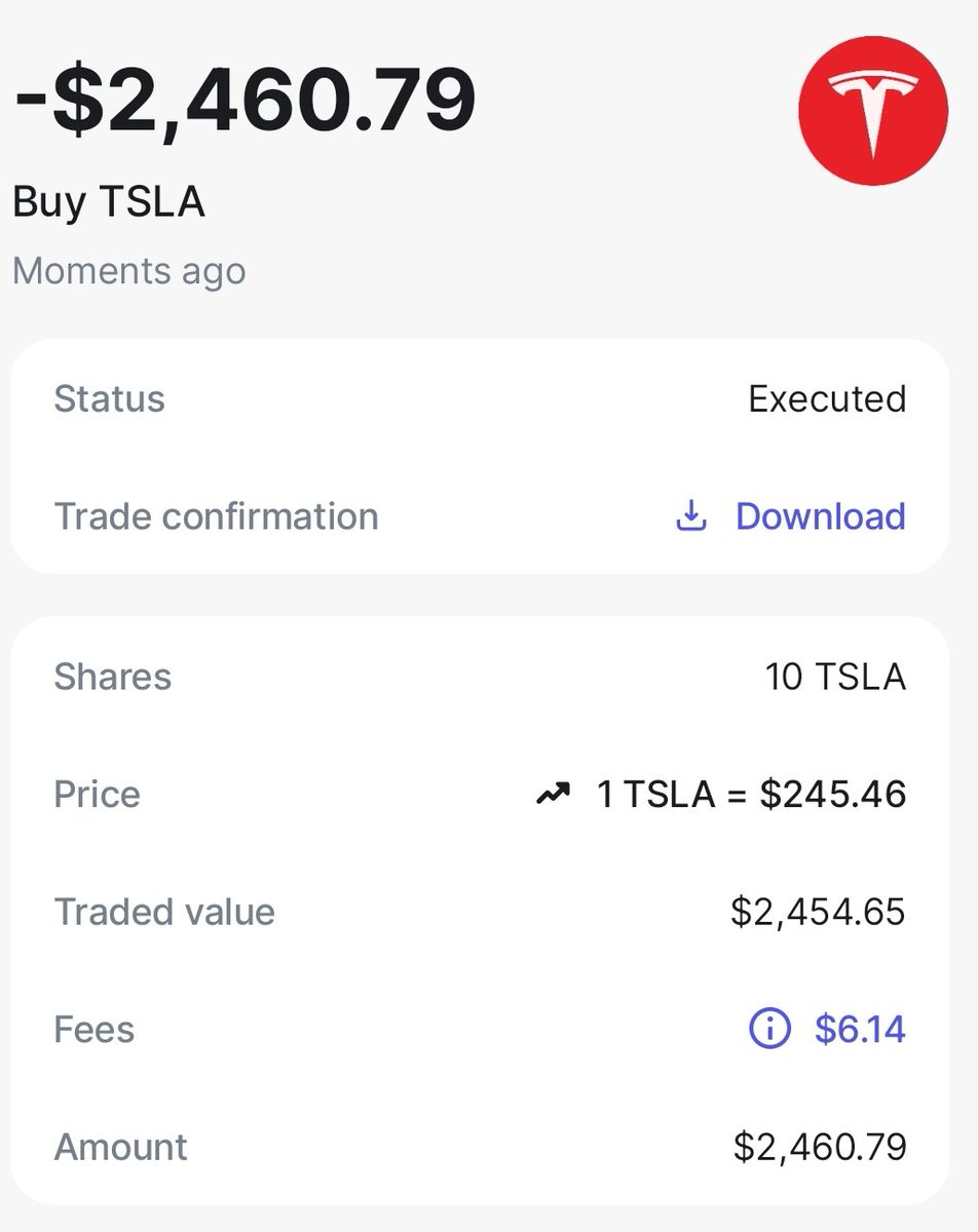 I get that <a href="/Tesla/">Tesla</a> events often follow the 'sell the news' trend, but every moment is an opportunity for change. I'm all in—with heart and wallet. Let's go big and make it happen! 😄🚀
#Robotaxi #CYBERCAB