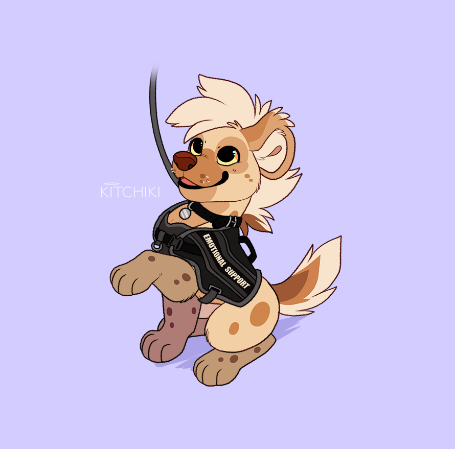 Kitchiki's tweet photo. Ready to be of service! 
Your emotional support yeen is here! 
���✨✨ https://t.co/qR0WybTaSZ