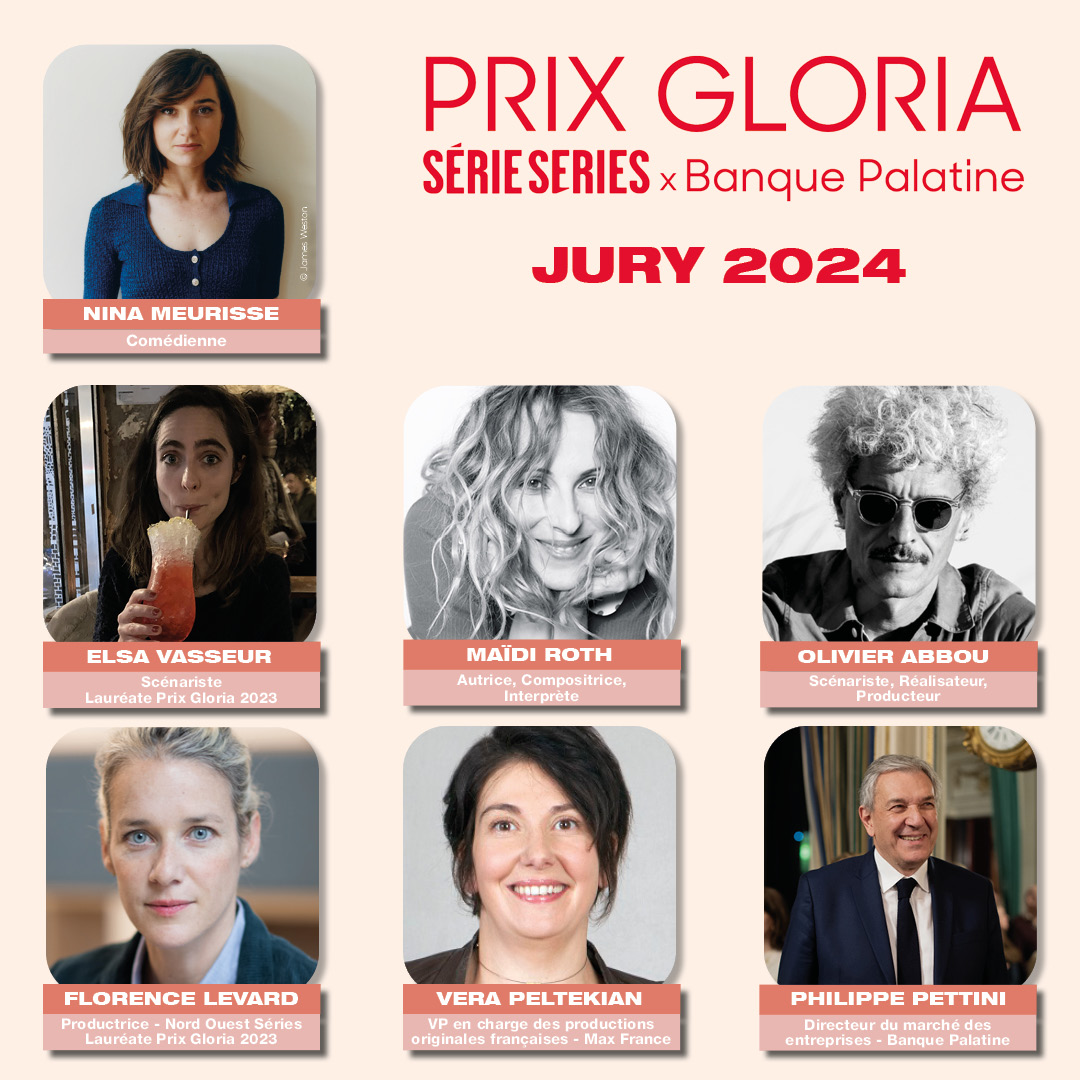 SerieSeries's tweet photo. [Prix Gloria 2024 le JURY ]
composé de Nina Meurisse, Elsa Vasseur, Florence Levard (Nord Ouest Séries), Olivier Abbou, Maïdi Roth, Véra Peltekian (Max), et Philippe Pettini @BanquePalatine il décernera le prix en fin d'année.
https://t.co/r10oQOh2FV https://t.co/3K3BNB924B
