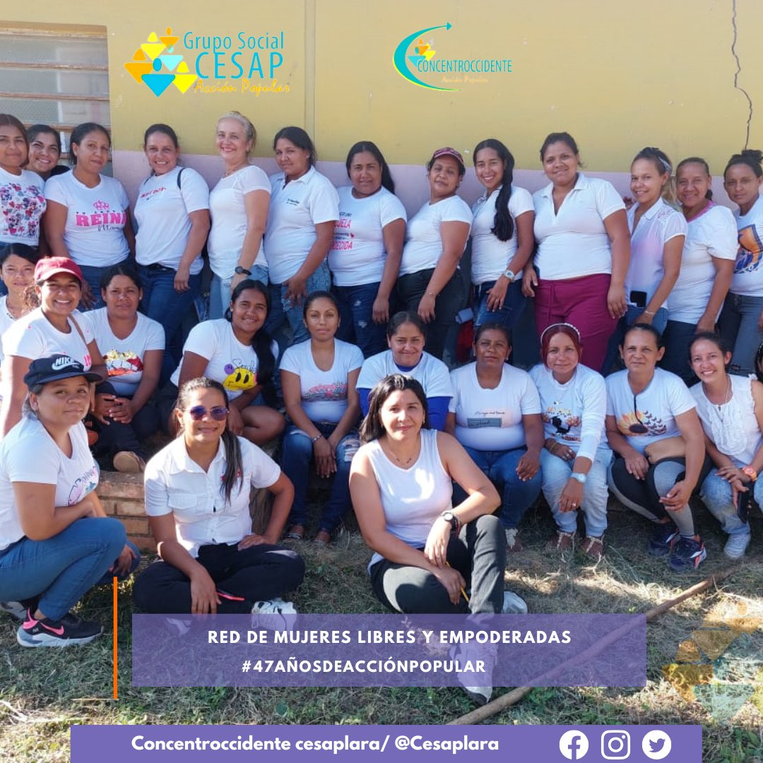 cesaplara's tweet photo. Desde el proyecto "Red de Mujeres: Una Oportunidad para la Sororidad" se constituyeron 2 redes de mujeres en el municipio Crespo.
Seguimos promoviendo espacios seguros para ellas.
#SomosCesapLara
#47añosdeAcciónPopular https://t.co/oWB3Sr3MkN