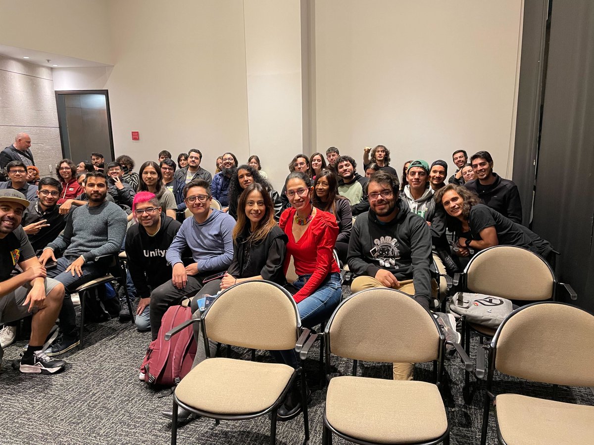 EstebanGamedev's tweet photo. ¡Muchas gracias a la comunidad de #gamedevs de Bogotá por asistir a nuestro meetup de @unity!

¡@NicoTril y yo dimos charlas técnias de desarrollo en consolas de juegos y juegos #multiplayer con unity 6!

#unity3d #community #latinamerica #WhatAGameDevLooksLike https://t.co/pKS51ELpqG