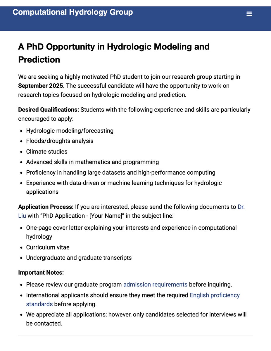 Our group is looking for a PhD student to join us in September 2025 at <a href="/UAlberta/">University of Alberta</a>. For more details, please visit: h294liu.github.io/join/. Feel free to share!