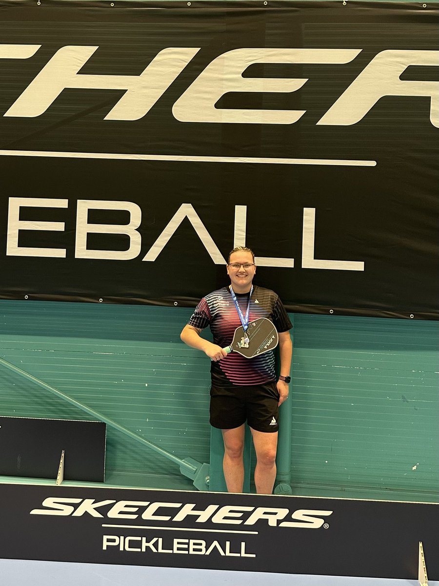 Great weekend at the Skechers Scottish Pickleball Open 2024🥇🥈

Ladies Doubles w Corinna -🥇
Ladies Singles -🥈 
Mixed Doubles w Anthony - 4th 

As always, thanks to Pickleball Complete🤩 

📸 - <a href="/LH_PIX/">Lorraine Hill</a> 😁

<a href="/PickleballScot1/">Pickleball Scotland</a>