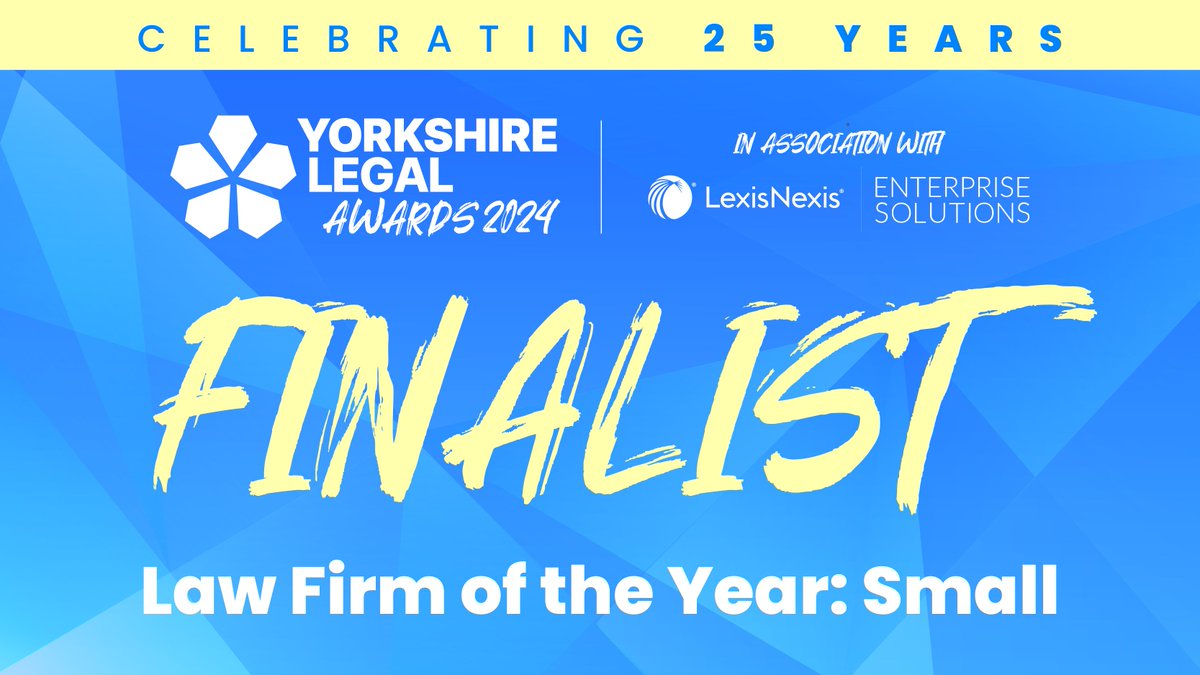 Tonight's the night! The <a href="/Yorkshire_Legal/">Yorkshire Legal</a> Awards. 🏆

Team Levi are up for Small Law Firm of the Year. Wish us luck!

We're looking forward to seeing everyone tonight, and good luck to all those shortlisted.

#YLAwards #YLA24