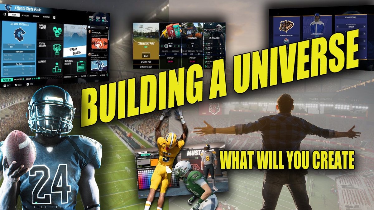 THESGNHUB's tweet photo. Maximum Football 24 | Birth of the Maximum Multiverse!
#maximumfootball #MXFB #MaximumMonday #sim
Less than a month to Early Access Release! Let the creation begin!
Full Video in comments: https://t.co/EKPtWwEDNI