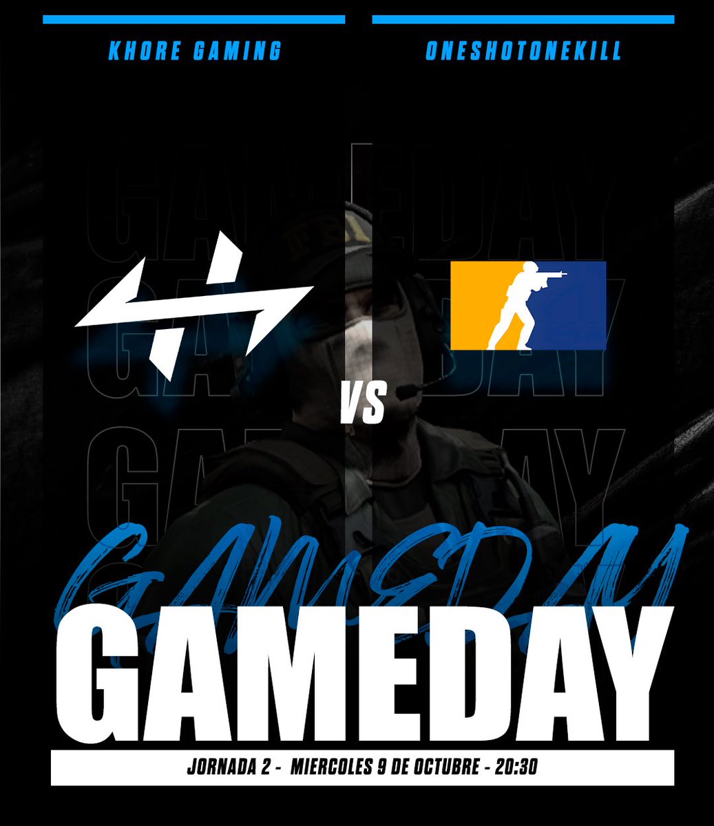 Hesports_'s tweet image. #MatchDay || 𝗖𝗦𝟮 🔫

Nuevo día para nuestros soldados, toca sumar puntos en @ESEA 😎

🆚 #OneShotOneKill (2º Jornada)
⏰ 20:30
📺 twitch.tv/khoregaming

🪖 @bydaniren
🪖 @KlayypeX
🪖 @i1sm4
🪖 @caram1337
🪖 @Asi07Pepi

💼 @MrMaroto 

#NoKhoreNoParty 💙