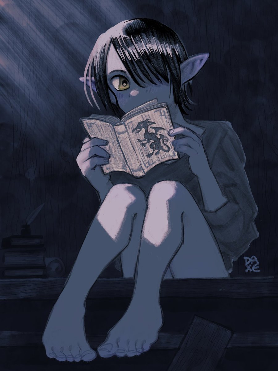 daxe_art's tweet photo. day 6: shy https://t.co/TgFjxoOSAa