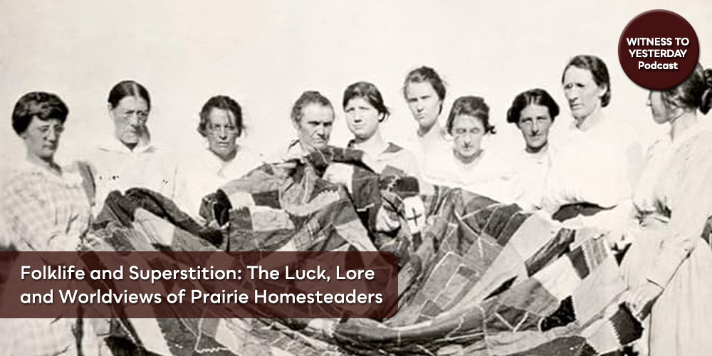 ChamplainSoc's tweet photo. In a new episode of the @ChamplainSoc Witness to Yesterday #podcast Greg Marchildon talks to Sandra Rollings-Magnusson about her book, #Folklife and #Superstition: The Luck, Lore and Worldviews of Prairie Homesteaders. Listen at: https://t.co/ZeIrKrJrgy @HHPublishing @MacEwanU https://t.co/Gzs9pZPSQ3
