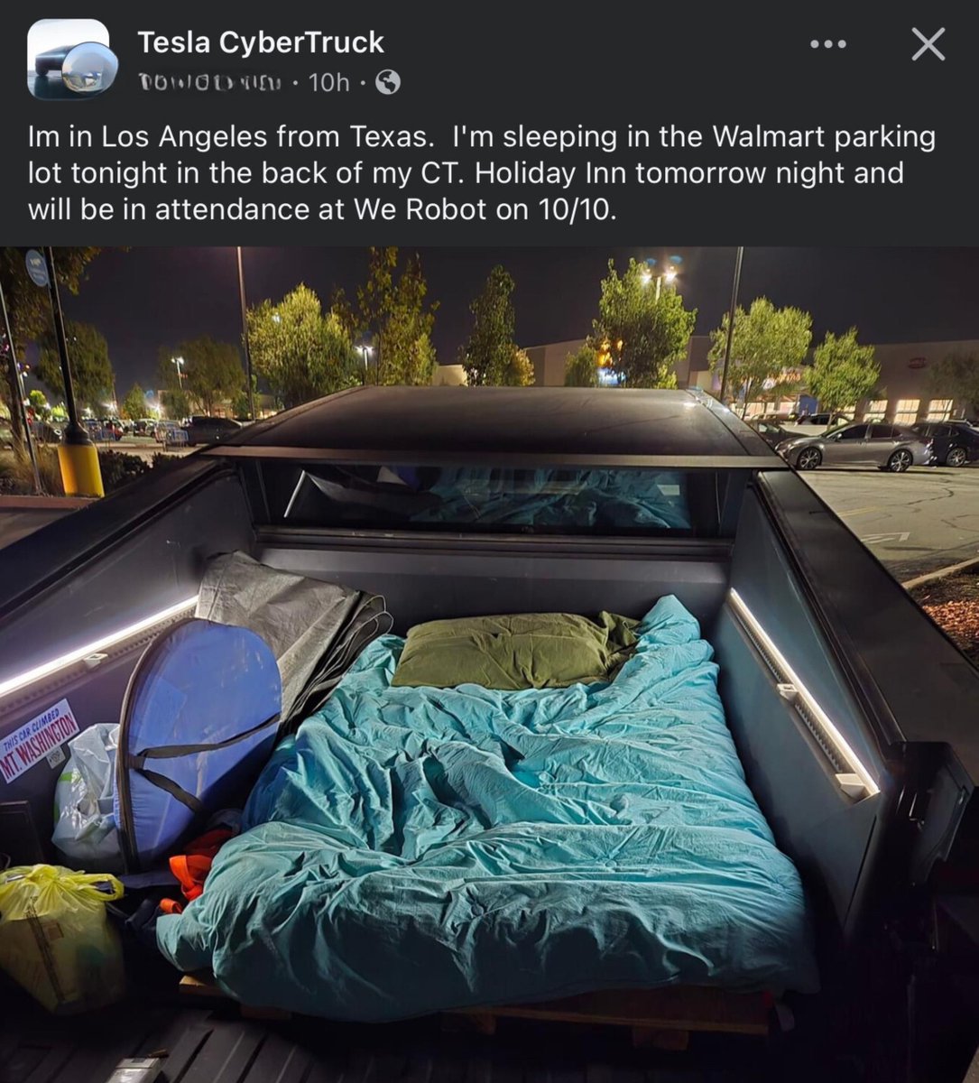 niccruzpatane's tweet photo. Tesla fans are ride or die. 🔥 https://t.co/T6CiPFLqr4