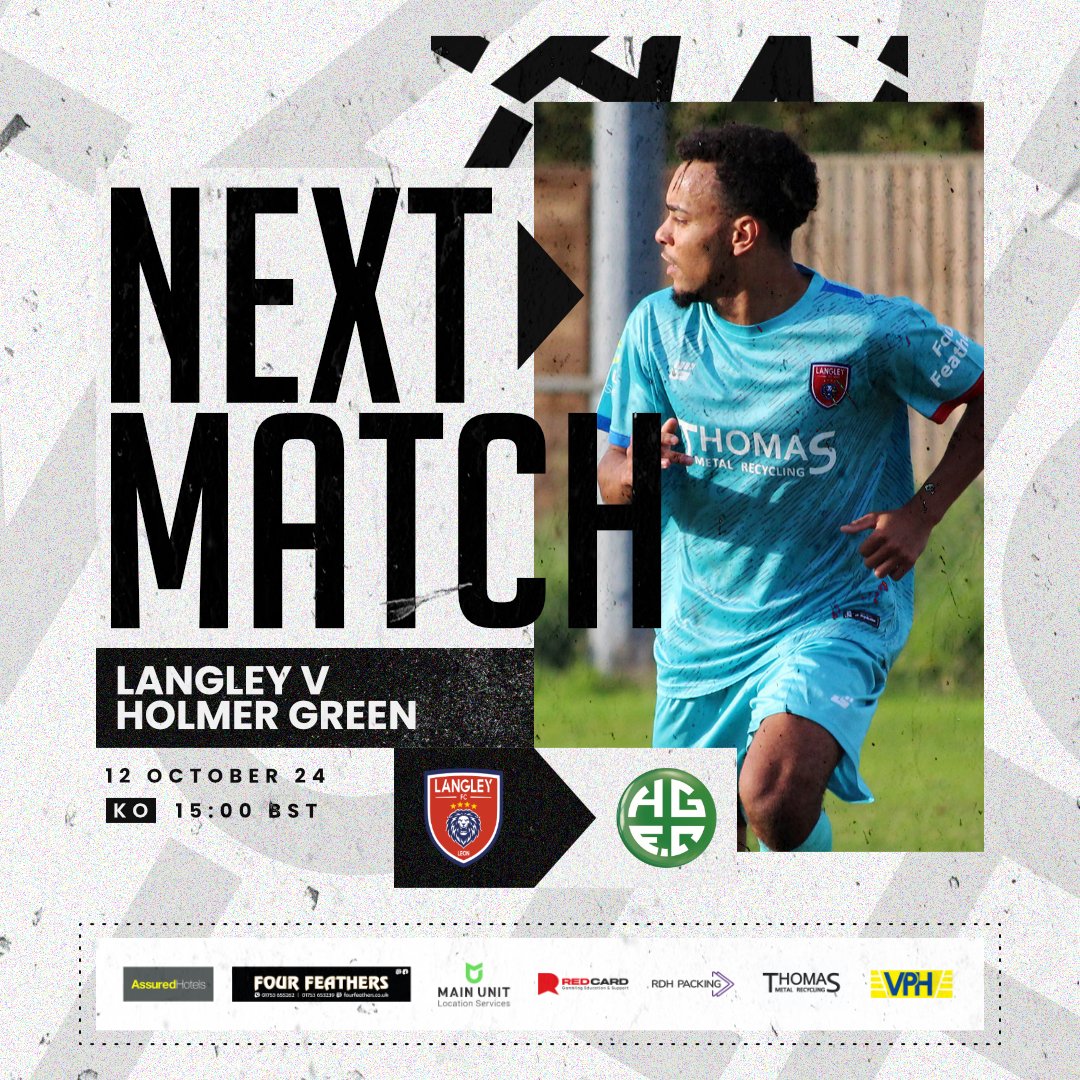 🚨 NEXT MATCH 🚨

🏆 <a href="/ComCoFL/">Combined Counties Football League</a> Division One
🗓️ Saturday 12th October 2024
🕘 3.00 PM
🆚 <a href="/HolmerGreenFC_/">Holmer Green FC</a>

🏟️ Honeycroft, Horton Road, West Drayton, UB7 8HX

🤝 Matchday Bundle Available: Ticket, Programme + Hot/Cold Drink!
💰 Admission: Adults: £7.00 | Concessions: £4.00 | U16s: