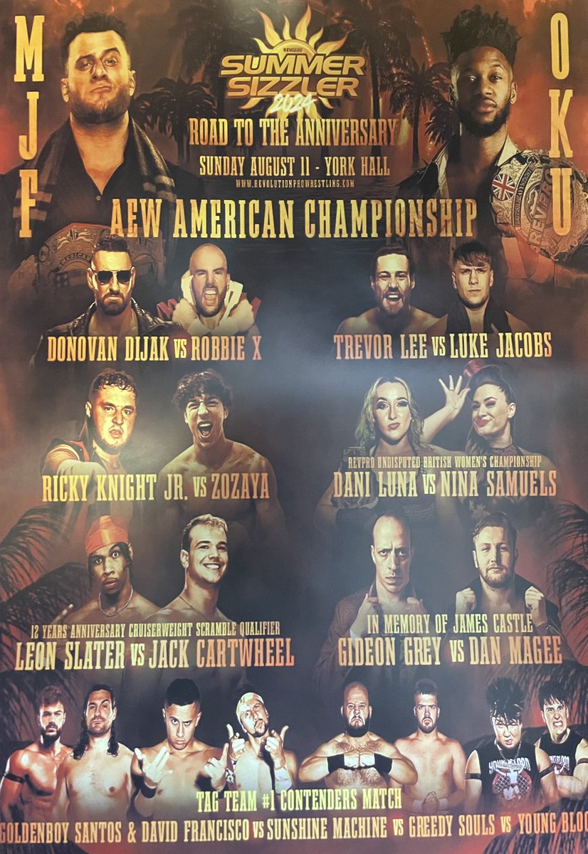 ShopRevPro's tweet image. Now available!

Official Summer Sizzler poster bundle

MJF vs Oku and full card posters available together at a discounted price

shoprevpro.com/collections/po…