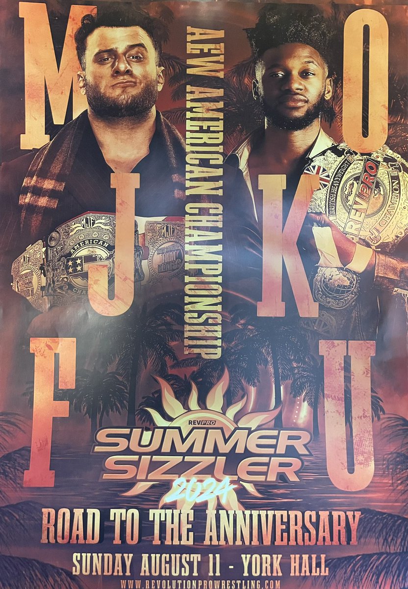 ShopRevPro's tweet image. Now available!

Official Summer Sizzler poster bundle

MJF vs Oku and full card posters available together at a discounted price

shoprevpro.com/collections/po…