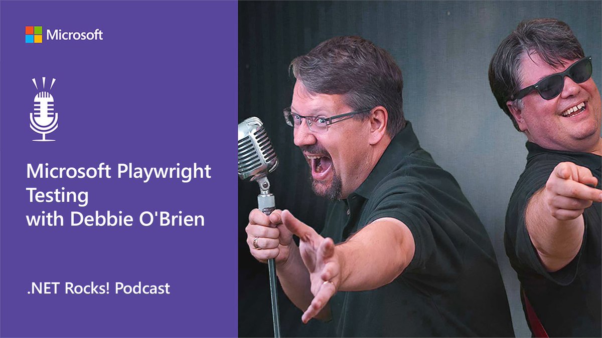 AzureDevOps's tweet image. What&apos;s the latest with Playwright? #dotNETRocks and @debs_obrien discuss the new Playwright Testing service, including features and challenges in testing that Playwright addresses. Listen in. msft.it/6014mWLK0