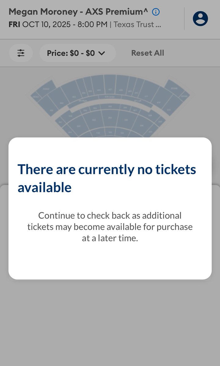 BayleGoldman's tweet photo. Despite blasting “Third Time’s the Charm” for good luck, third time was not the charm trying to get tickets for @_megmoroney #AmIOkayTour
Dallas sold out in 3 mins 😭 I’ve loved this woman since the beginning and just wanna see her live https://t.co/mgPgaLsA0E