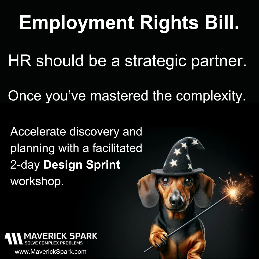 MaverickSpark's tweet photo. ERB...accelerate discovery and planning with a facilitated 2-day Design Sprint workshop (based on Google's process). 

Our expert facilitators will help your team identify and prioritise key business requirements at real pace.
#HR #HumanResources #OD https://t.co/xD8xcntFf2