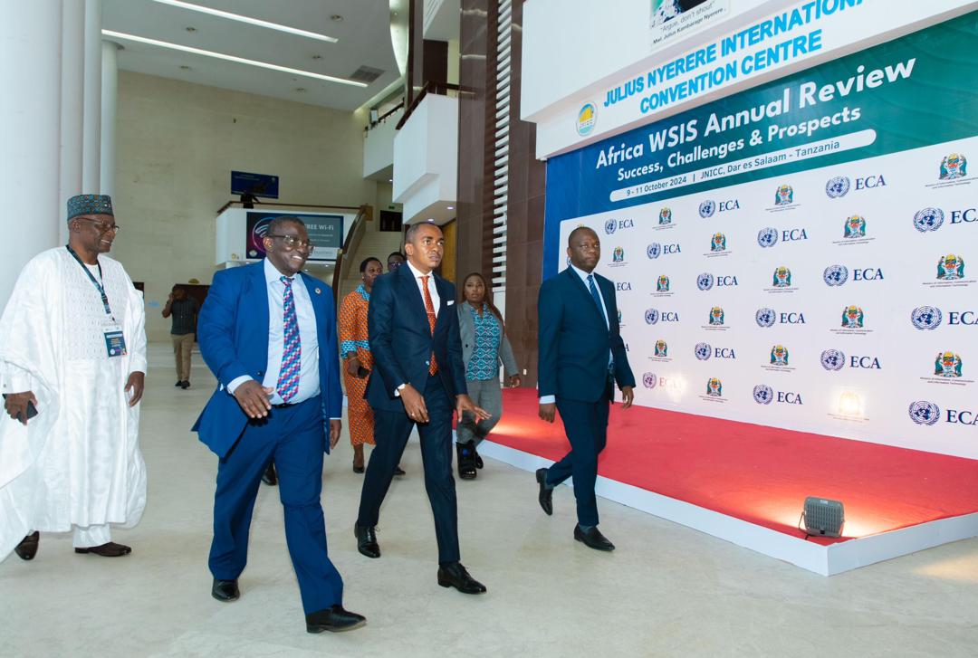 Digital Center of Excellence @ECA (@dite4africa) on Twitter photo Official remarks by Hon. Jerry William Slaa, Tanzania's Minister of ICT, at the opening of the Africa WSIS Annual Review, 9-11 Oct '24, Dar es Salaam.
<a href="/Moctar18/">Mactar Seck</a> briefed delegation on ECA's work in supporting Member States in digital policy harmonization & capacity building. Official remarks by Hon. Jerry William Slaa, Tanzania's Minister of ICT, at the opening of the Africa WSIS Annual Review, 9-11 Oct '24, Dar es Salaam.
<a href="/Moctar18/">Mactar Seck</a> briefed delegation on ECA's work in supporting Member States in digital policy harmonization & capacity building.